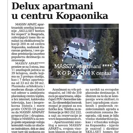 Massiv Centar Lux Kopaonik